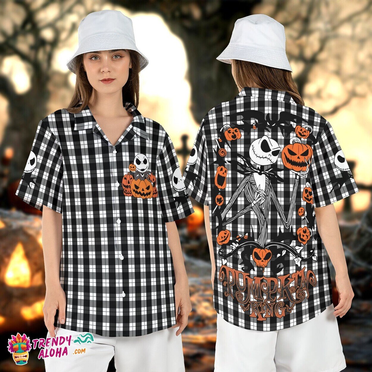 Pumpkin King Jack Skellington Halloween Nightmare Before Xmas Top