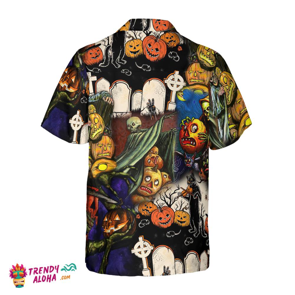 Pumpkin Night Is Coming Hawaiian Shirt