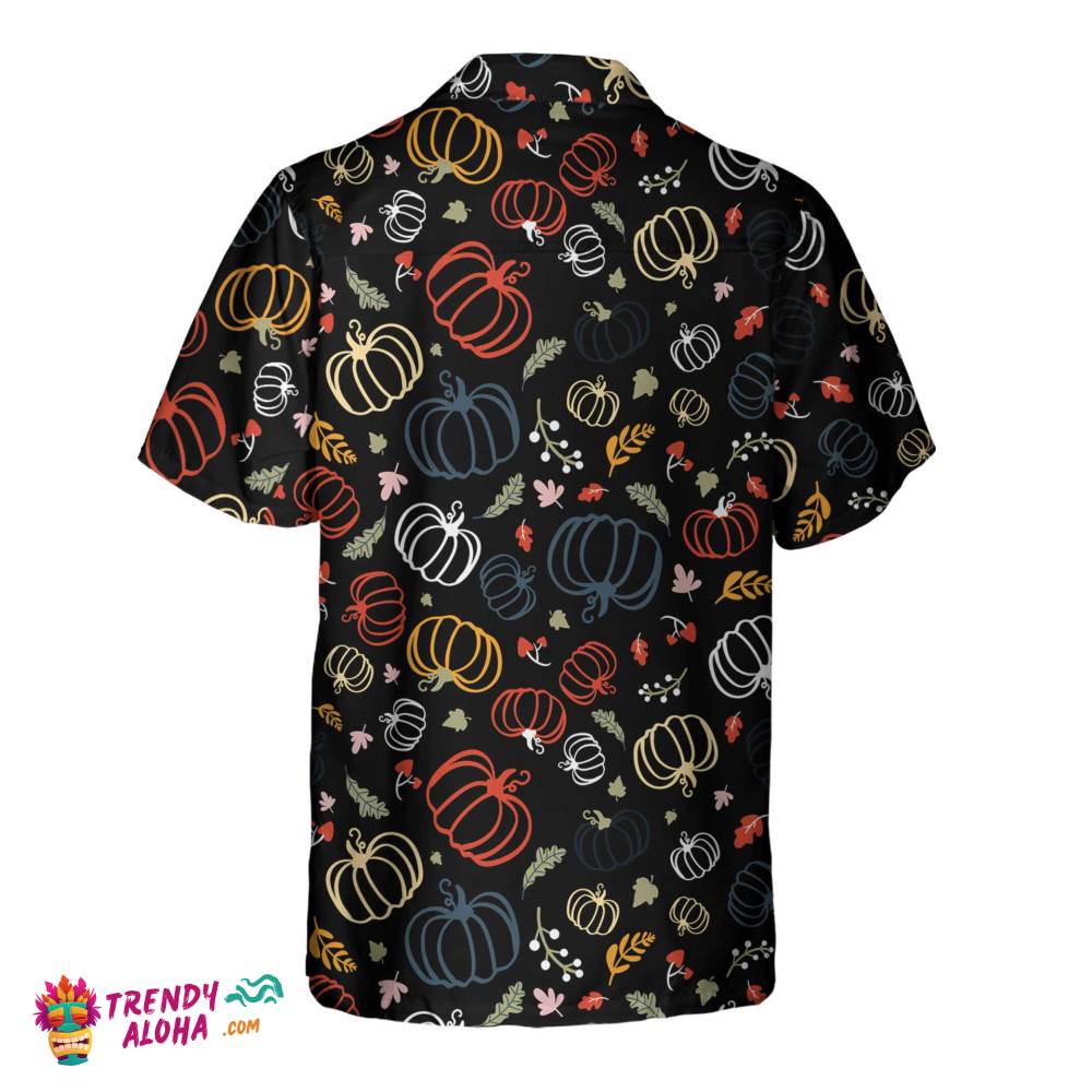 Pumpkins For Thanksgiving Hawaiian Shirt, Colorful Pumpkin Gift For Thanksgiving