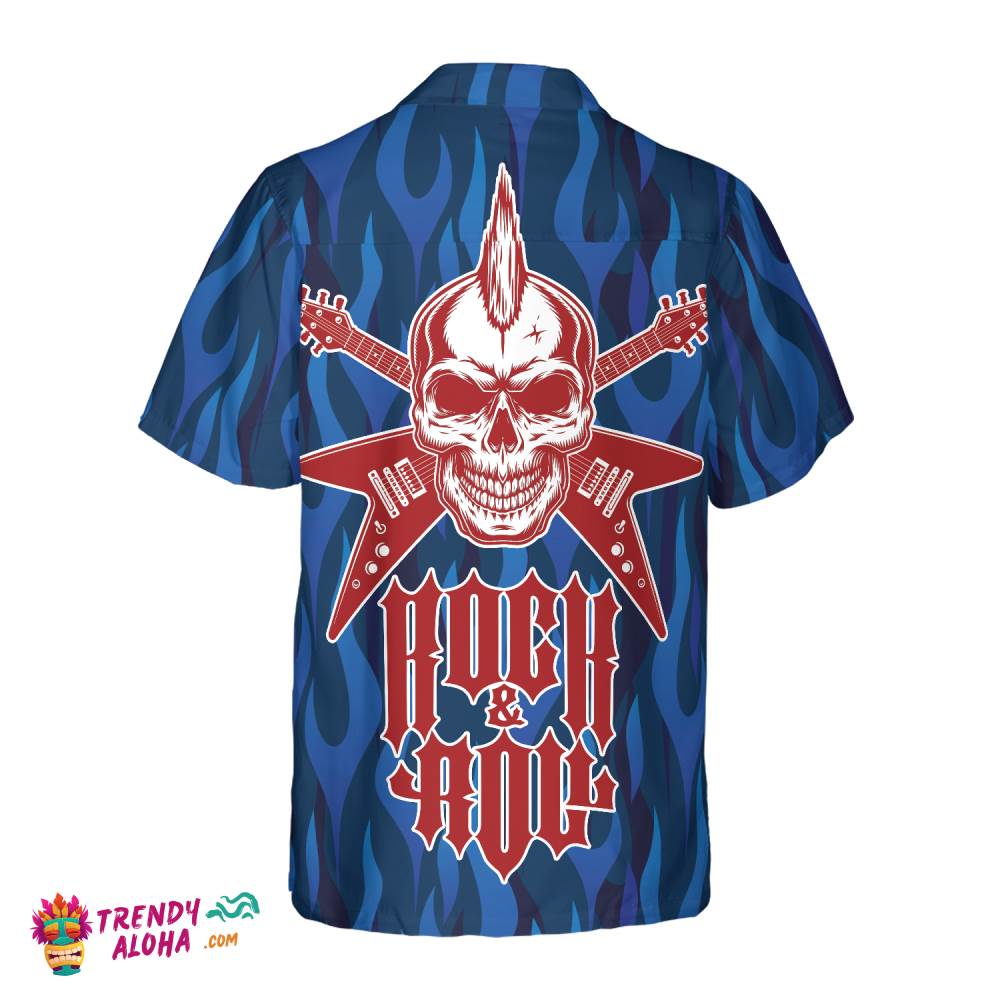 Guitar Hawaiian Shirt Trendy Aloha