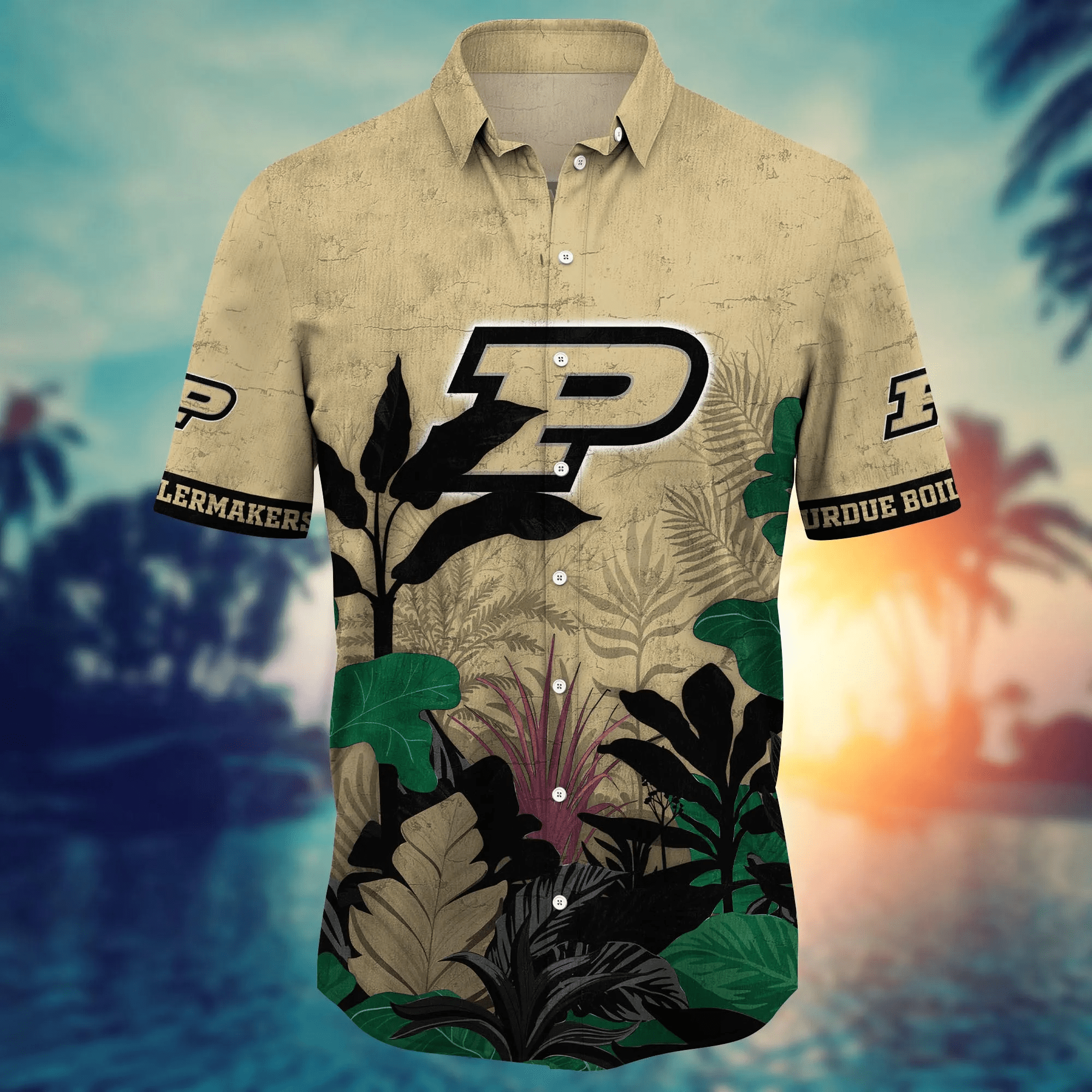 Purdue Boilermakers NCAA Hawaiian Shirt August Aloha Shirt