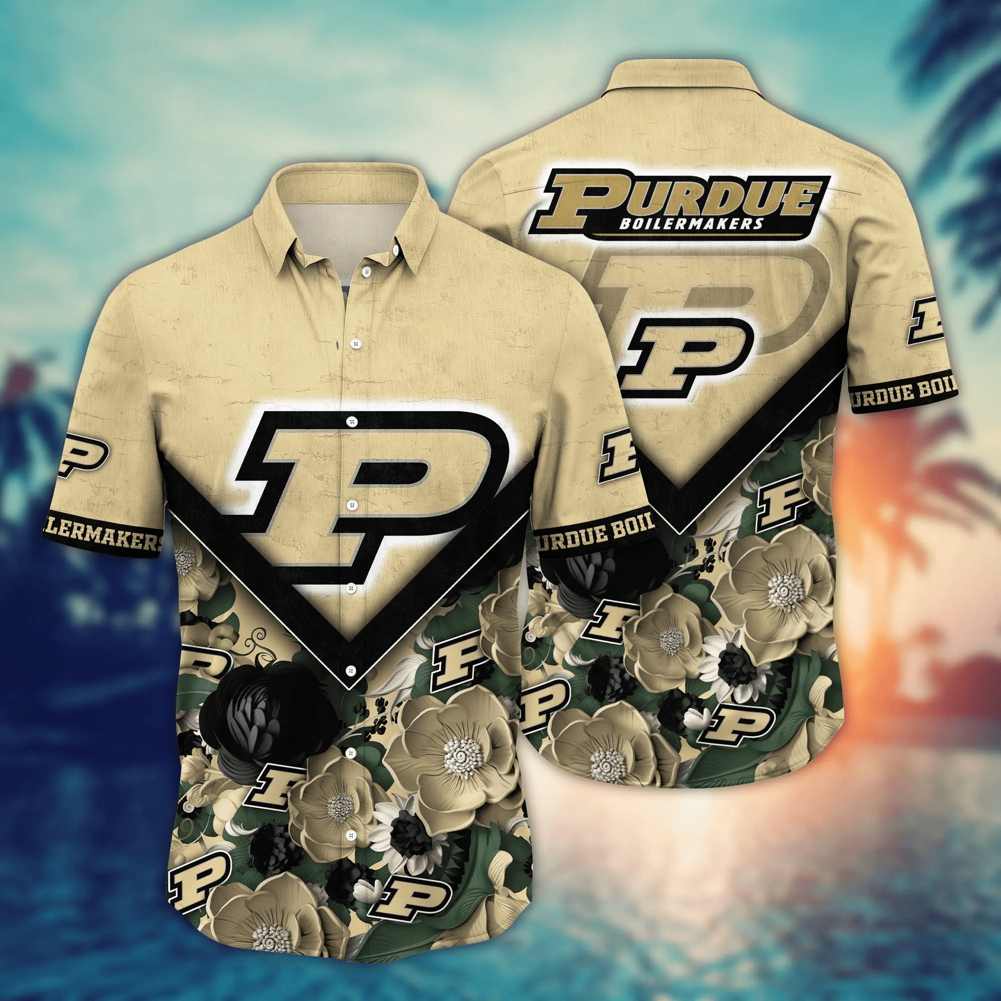 Purdue Boilermakers NCAA Hawaiian Shirt Custom Long Days Aloha Shirt