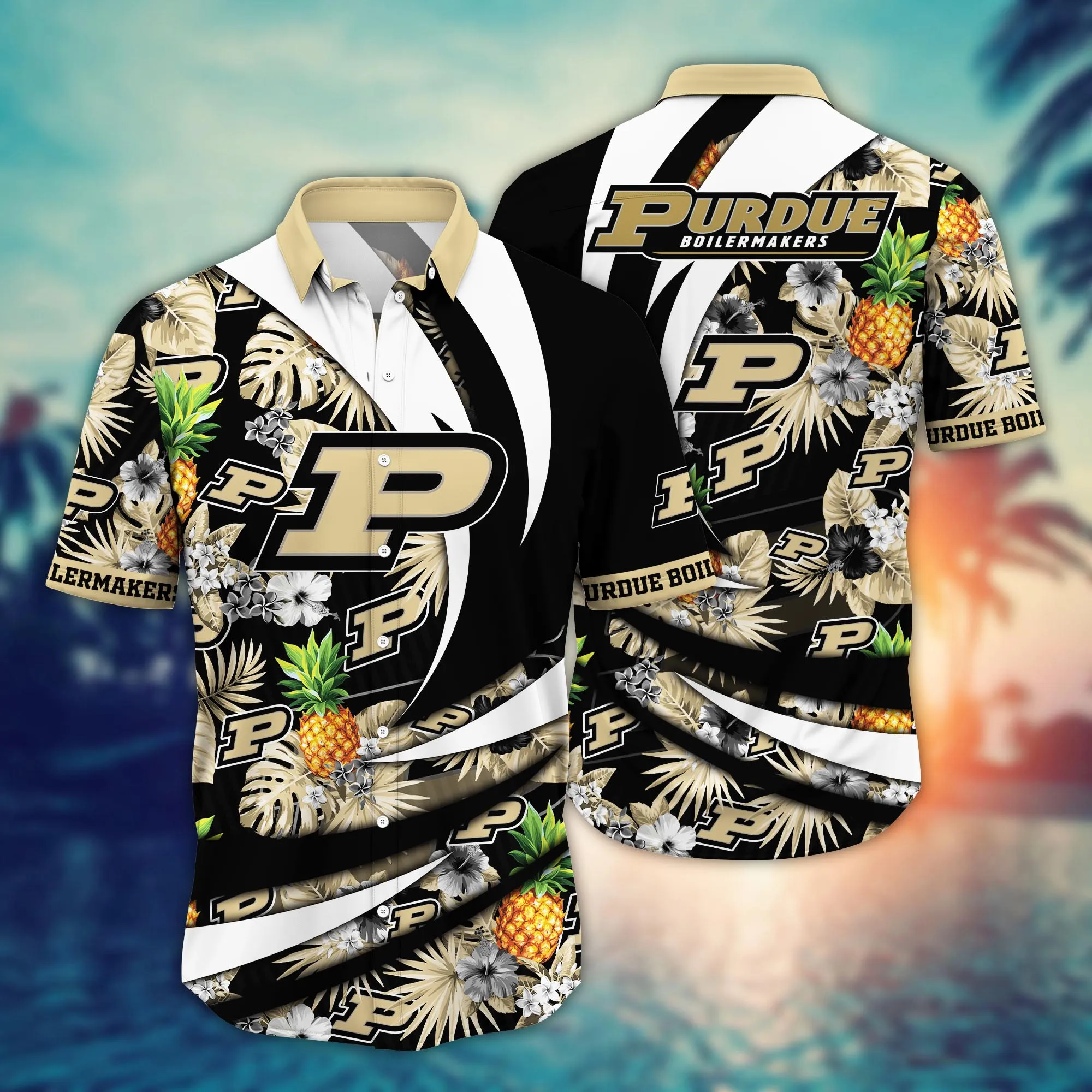 Purdue Boilermakers NCAA Hawaiian Shirt Dry Season Aloha Shirt