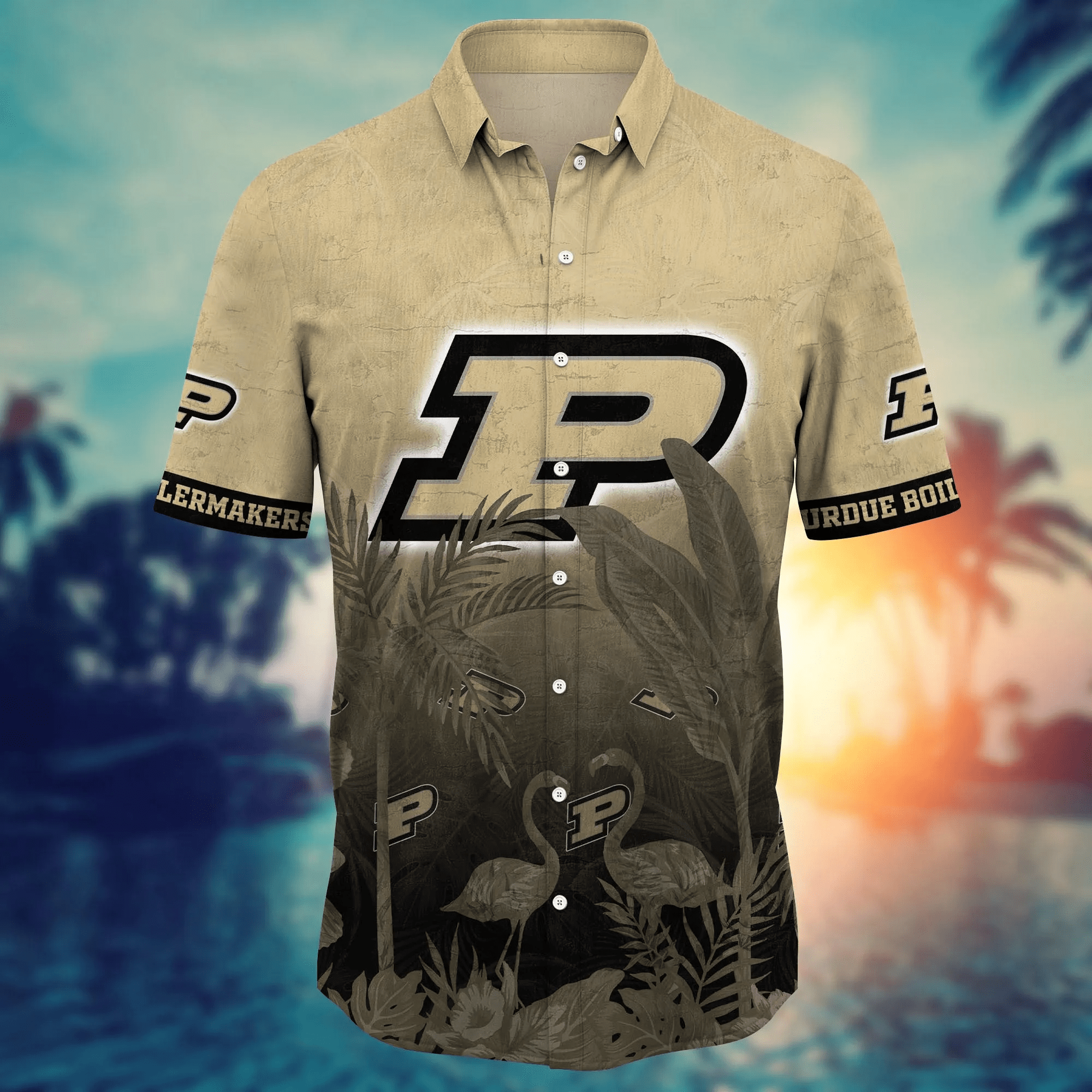 Purdue Boilermakers NCAA Hawaiian Shirt Evening Strollstime The Sport Of Two Halves Shirts