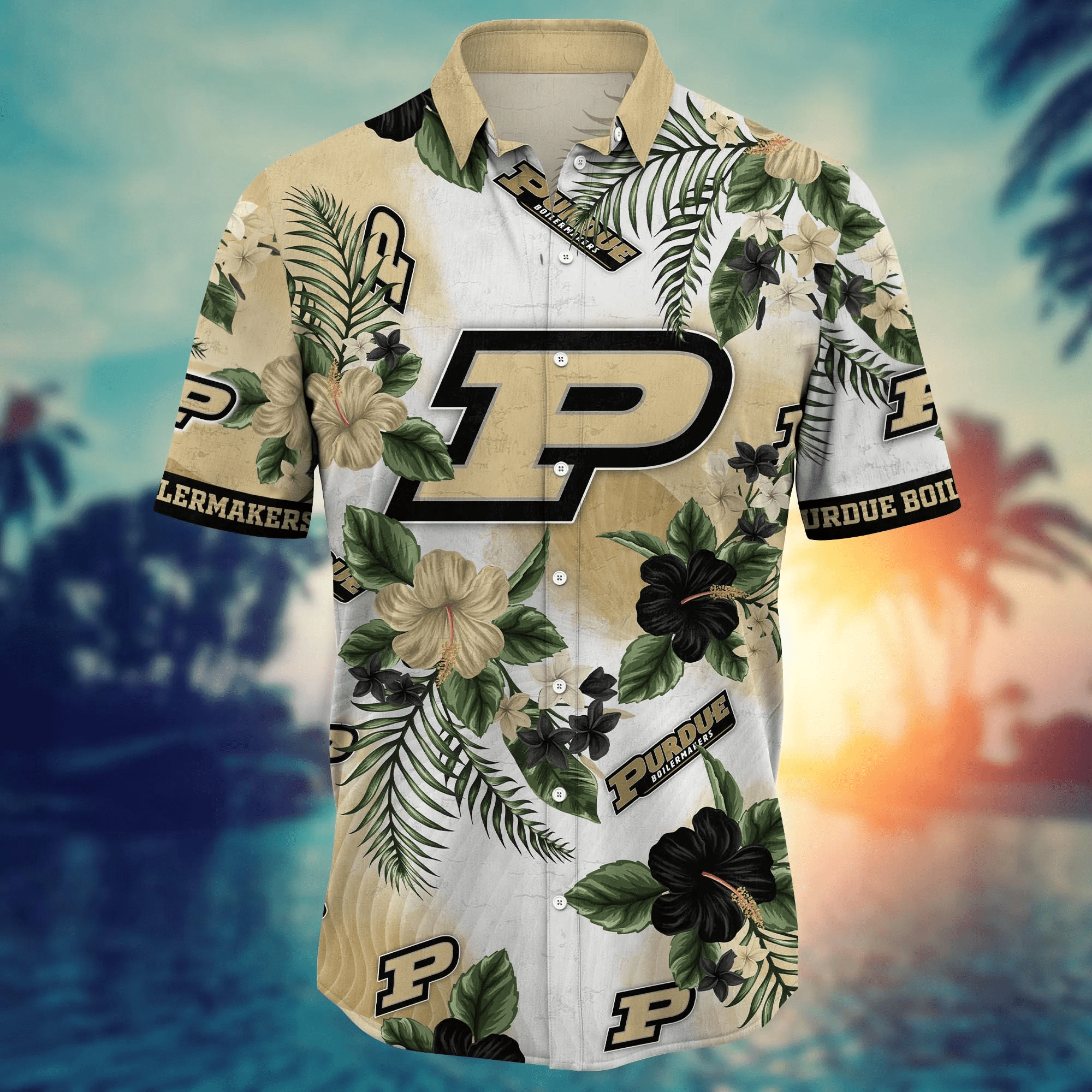 Purdue Boilermakers NCAA Hawaiian Shirt High Temperaturestime Aloha Shirt