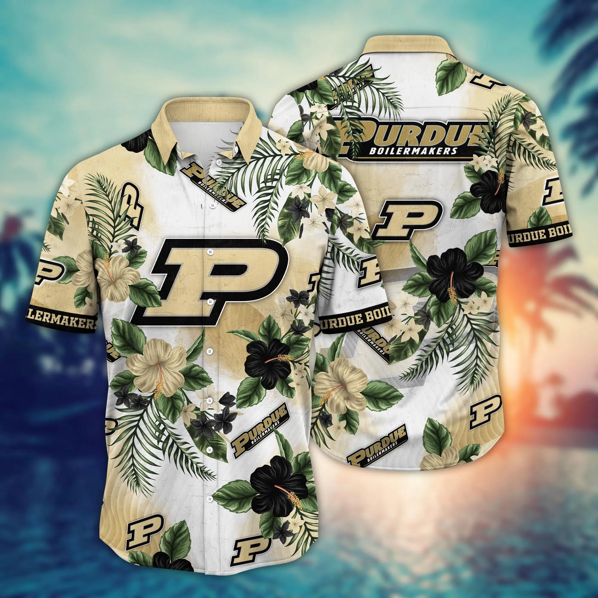 Purdue Boilermakers NCAA Hawaiian Shirt High Temperaturestime Aloha Shirt