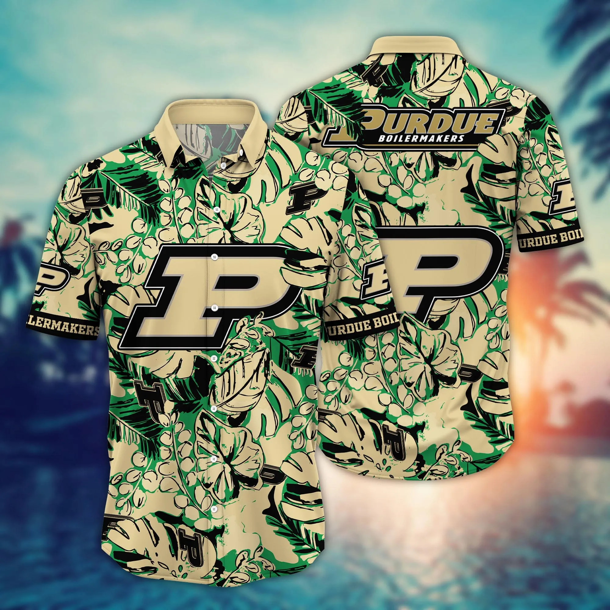 Purdue Boilermakers NCAA Hawaiian Shirt Ice Cream Season Aloha Shirt