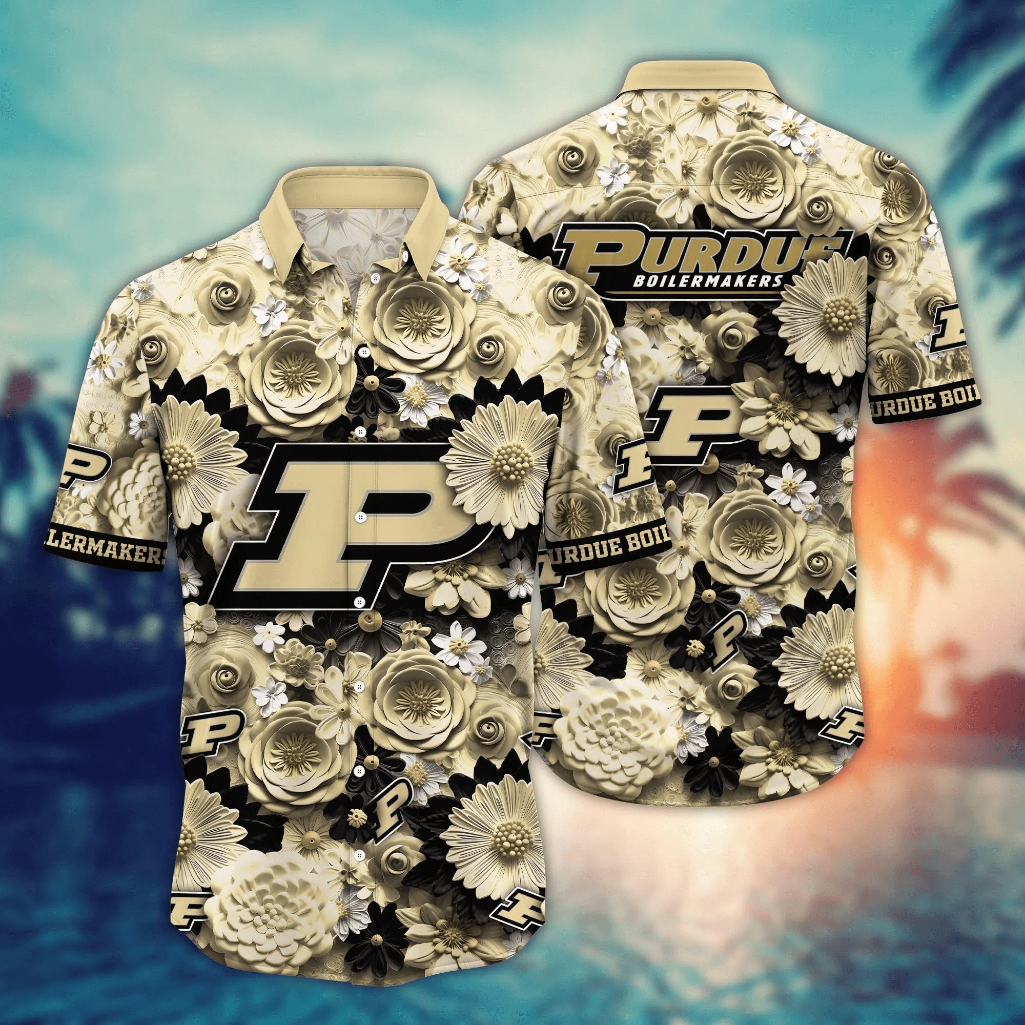Purdue Boilermakers NCAA Hawaiian Shirt Trending For This Summer Customize Shirt Any Team