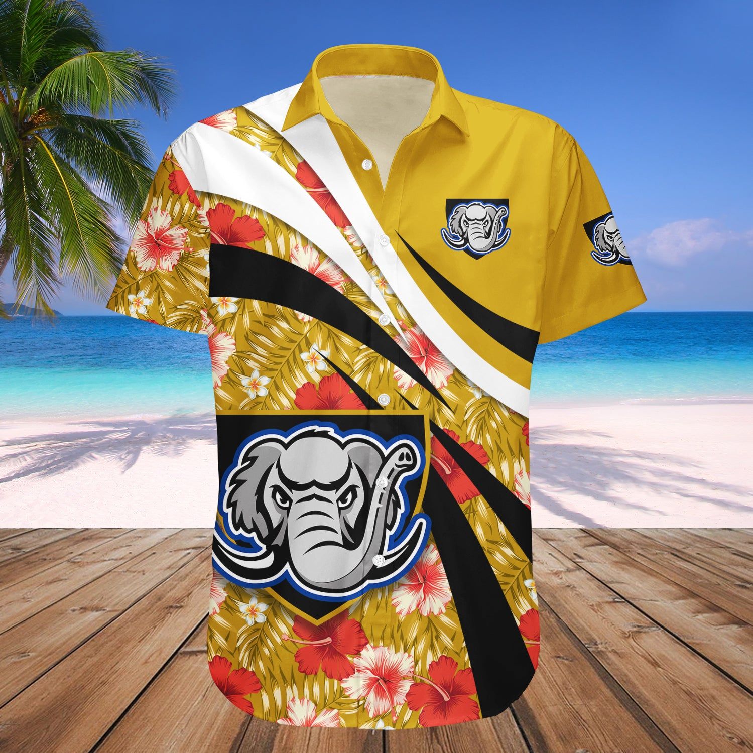 Purdue Fort Wayne Mastodons Hawaii Shirt Hibiscus Sport Style – NCAA