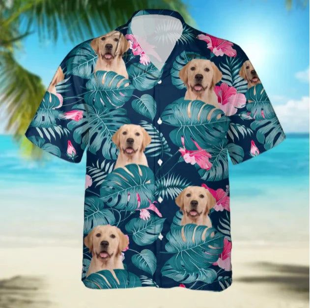 Quirky Face Parade: Custom Funny Hawaiian Shirt