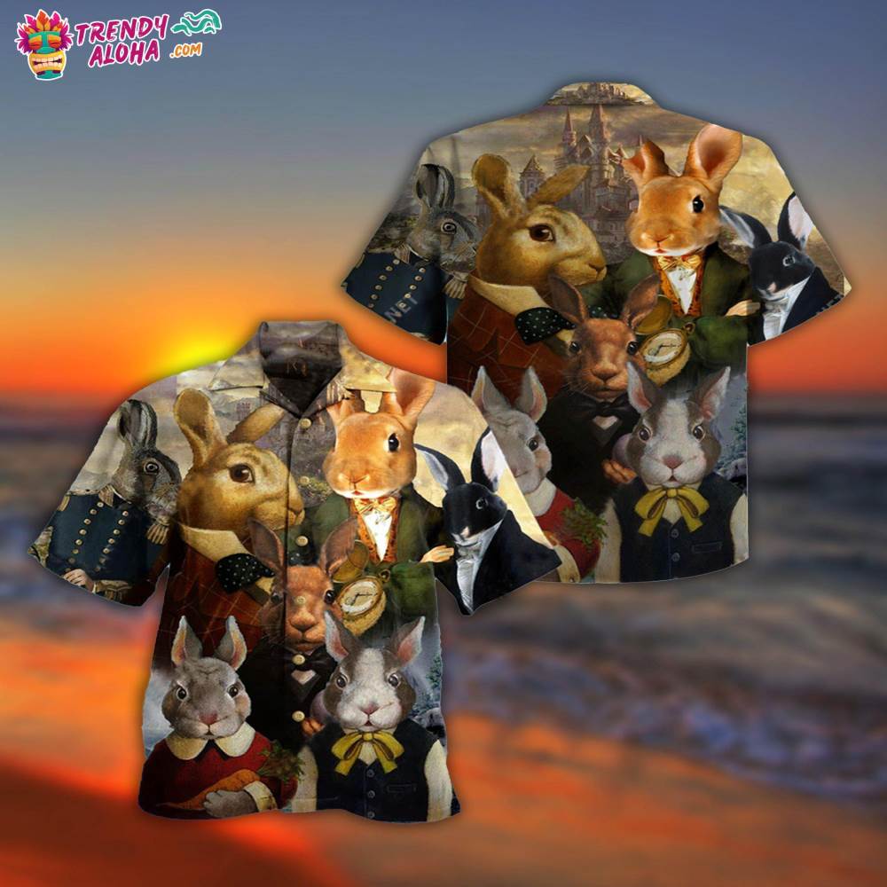Rabbit Down The Rabbit Hole Hawaiian Shirt – Trendy Aloha