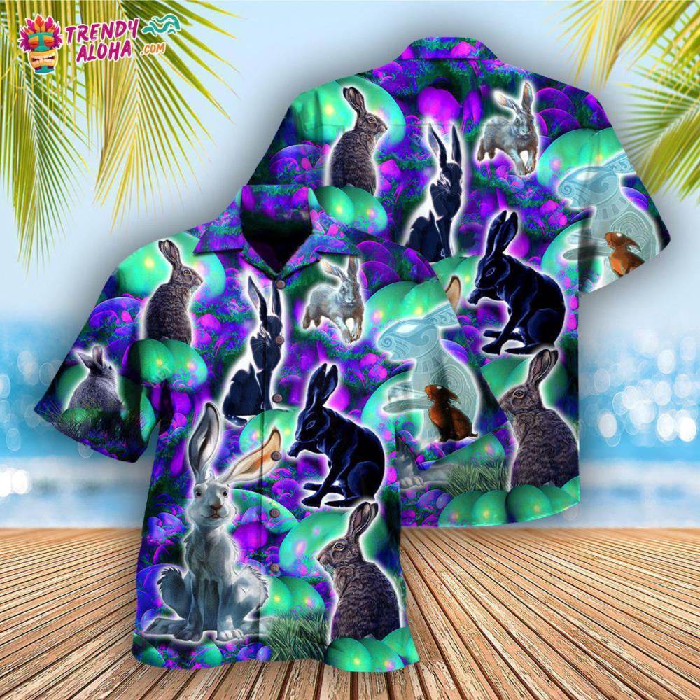 Rabbit Get Egg Cited For Easter Hawaiian Shirt – Trendy Aloha