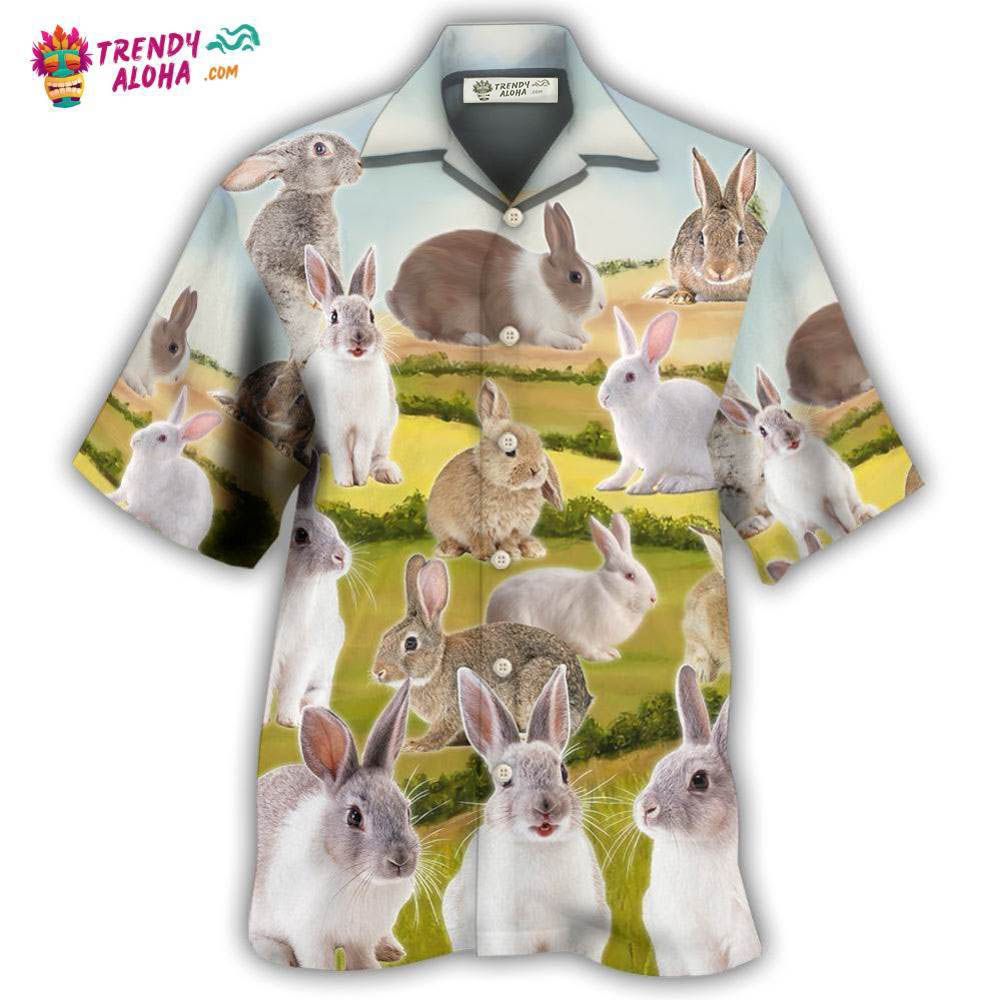 Rabbit It’S A Wonderful Garden Hawaiian Shirt – Trendy Aloha