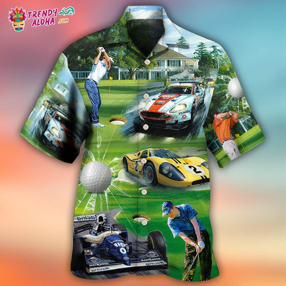 Racing And Golf Lover Hawaiian Shirt – Trendy Aloha