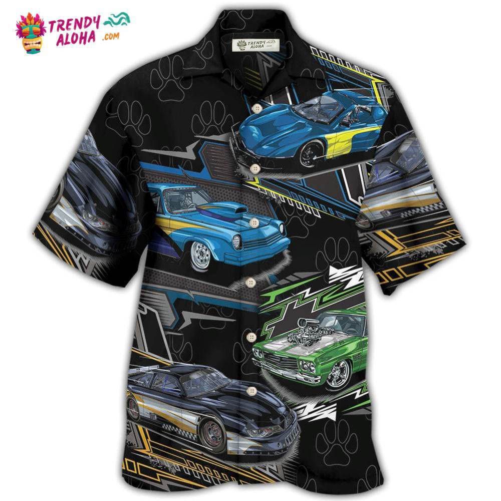 Racing Dog I Like Dog And Drag Racing Hawaiian Shirt – Trendy Aloha