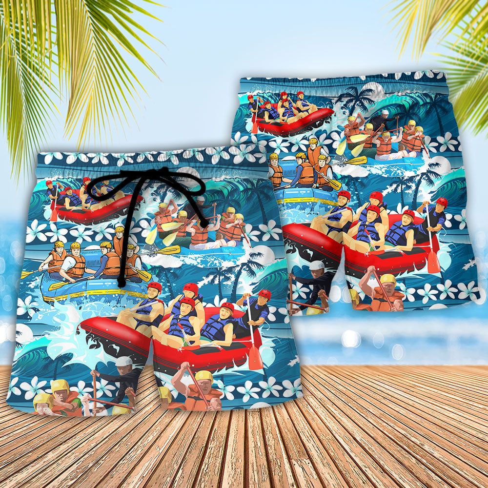 Rafting Don’t Be Jealous Just Because You Can’t Raft Like Me Trendy Aloha Hawaiian Beach Shorts