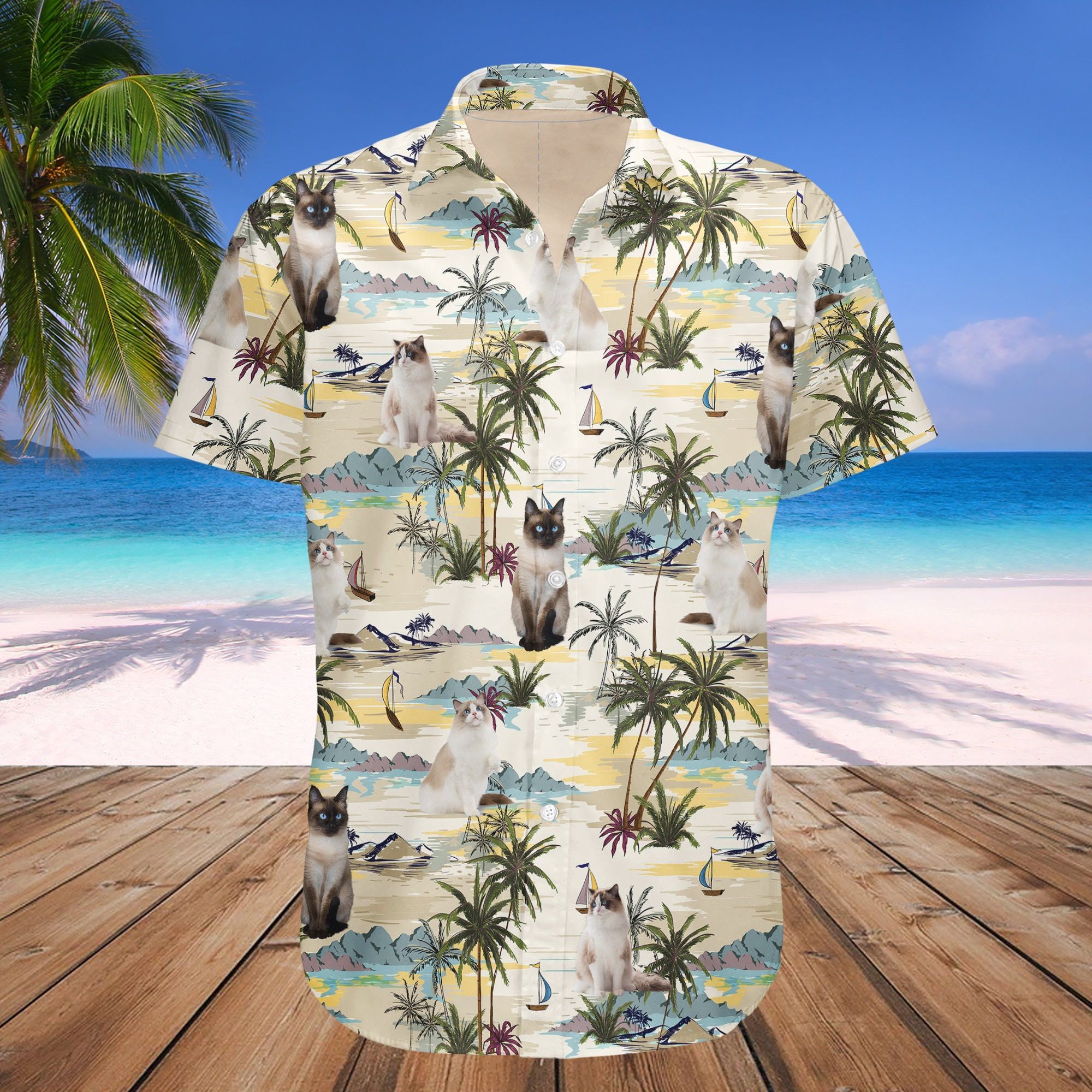 Ragdoll Cat Lovers Aloha Trendy Hawaiian Shirt