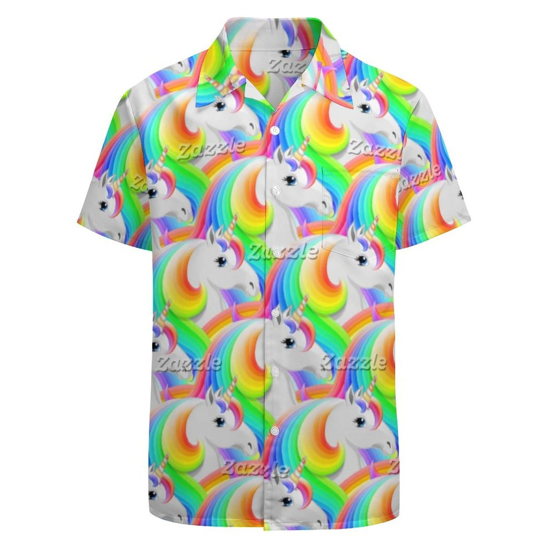 Rainbow Lgbt Princess Unicorn Hawaiian Vintage Shirt Mens Rainbow Lgbt Princess Unicorn Hawaiian Vintage Shirt Mens