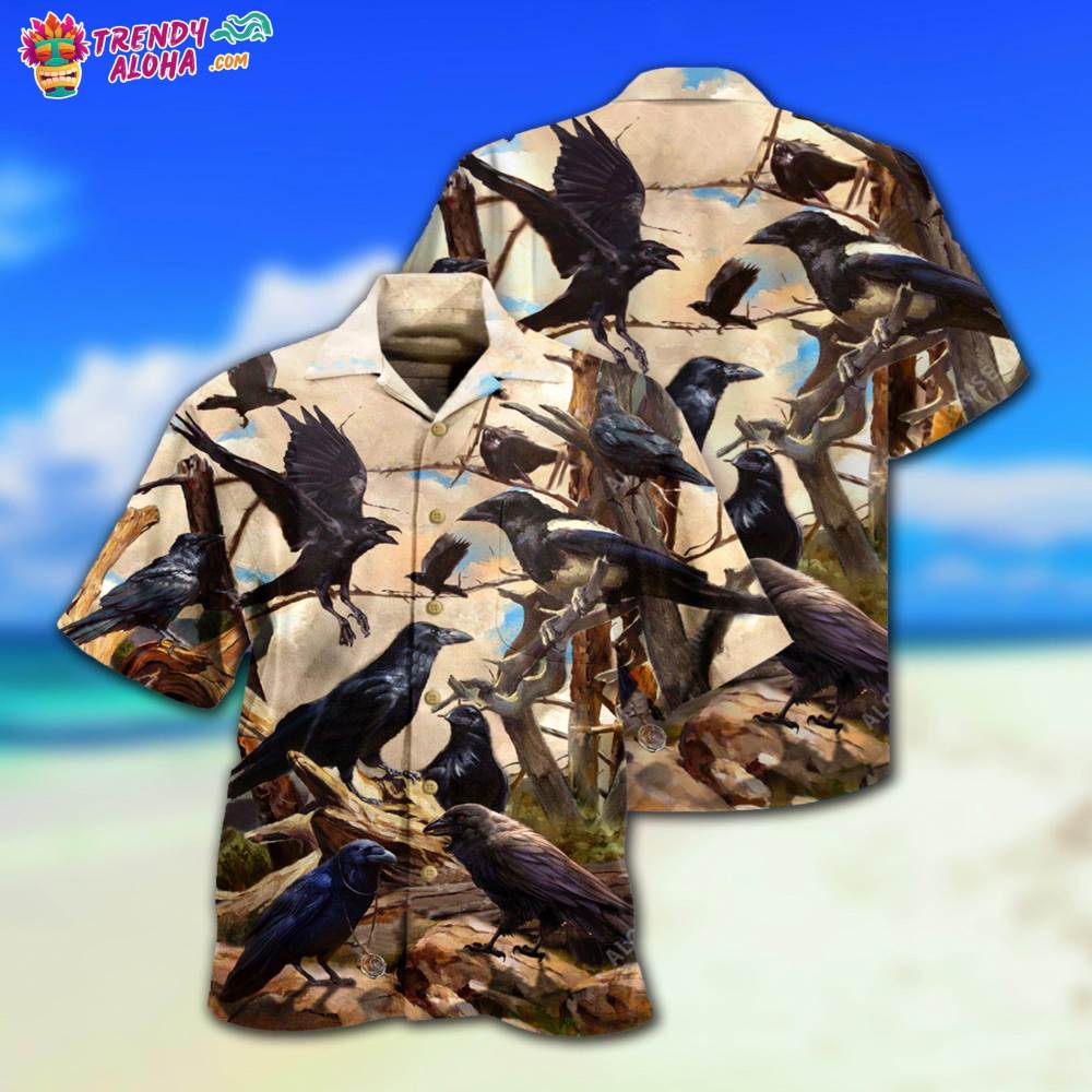 Raven All Crows Are Not Raven Hawaiian Shirt – Trendy Aloha