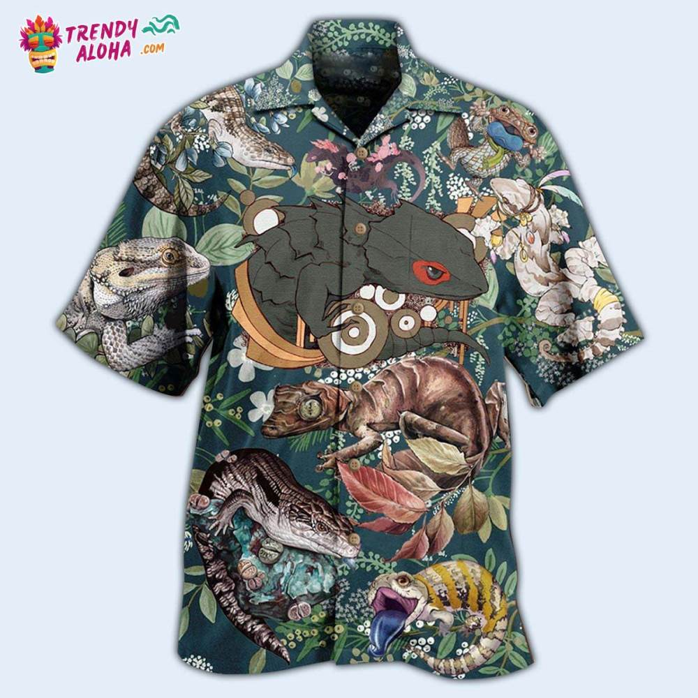 Reptile Animals Love Reptile Hawaiian Shirt – Trendy Aloha