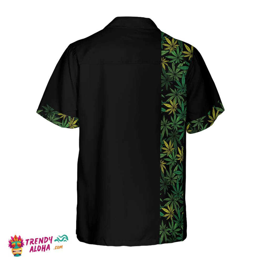Retro Cannabis Marijuana Shirt For Men Hawaiian Shirt