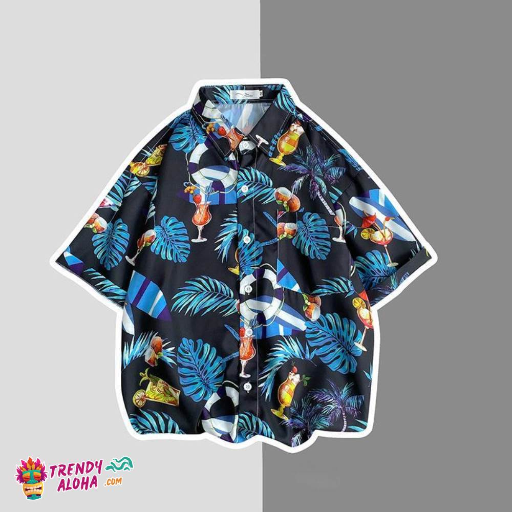 Retro Fashion Trendy Aloha Hawaiian Shirt Creative Gifts