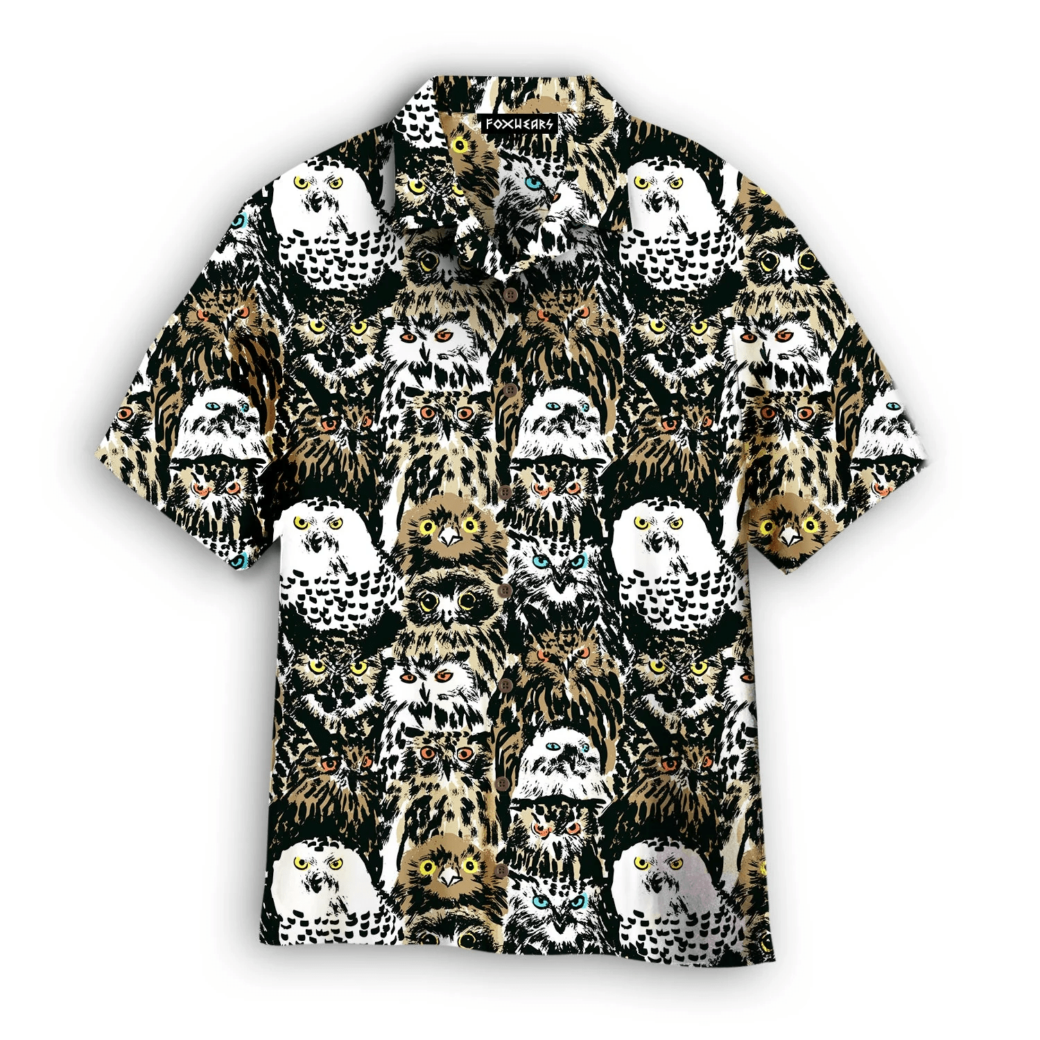 Retro Owls Trendy Hawaiian Shirt For Aloha Shirt Retro Owls Trendy Hawaiian Shirt For Aloha Shirt