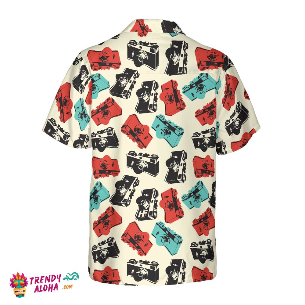 Retro Photography Cameras Hawaiian Shirt