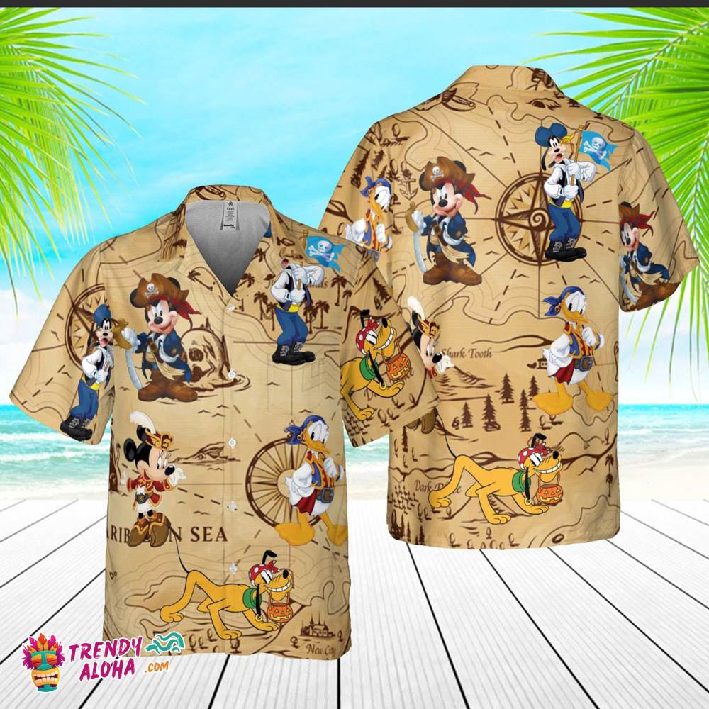 Retro Pirated Of The Caribbean Mickey & Friend Hawaiian Shirt Mickey Pirate Vintage Hawaiian Shirt Retro Pirate Mickey Shirt Retro Pirated Of The Caribbean Mickey & Friend Hawaiian Shirt Mickey Pirate Vintage Hawaiian Shirt Retro Pirate Mickey Shirt
