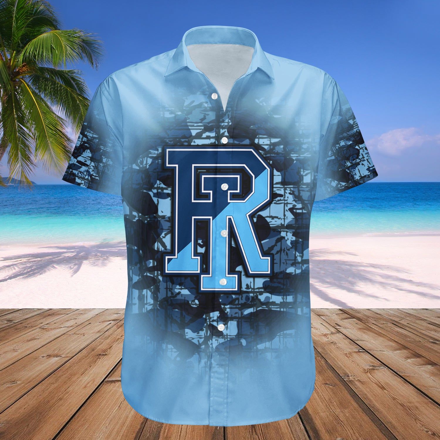 Rhode Island Rams Hawaii Shirt Camouflage Vintage – NCAA