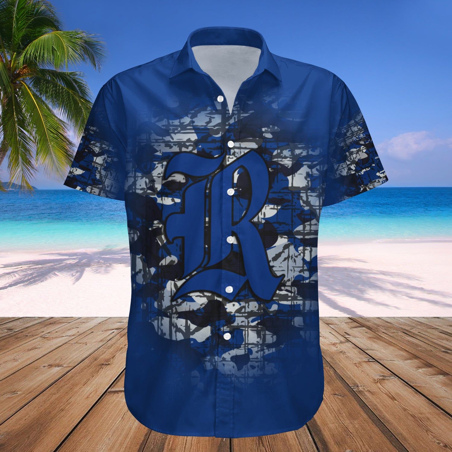 Rice Owls Hawaii Shirt Camouflage Vintage – NCAA