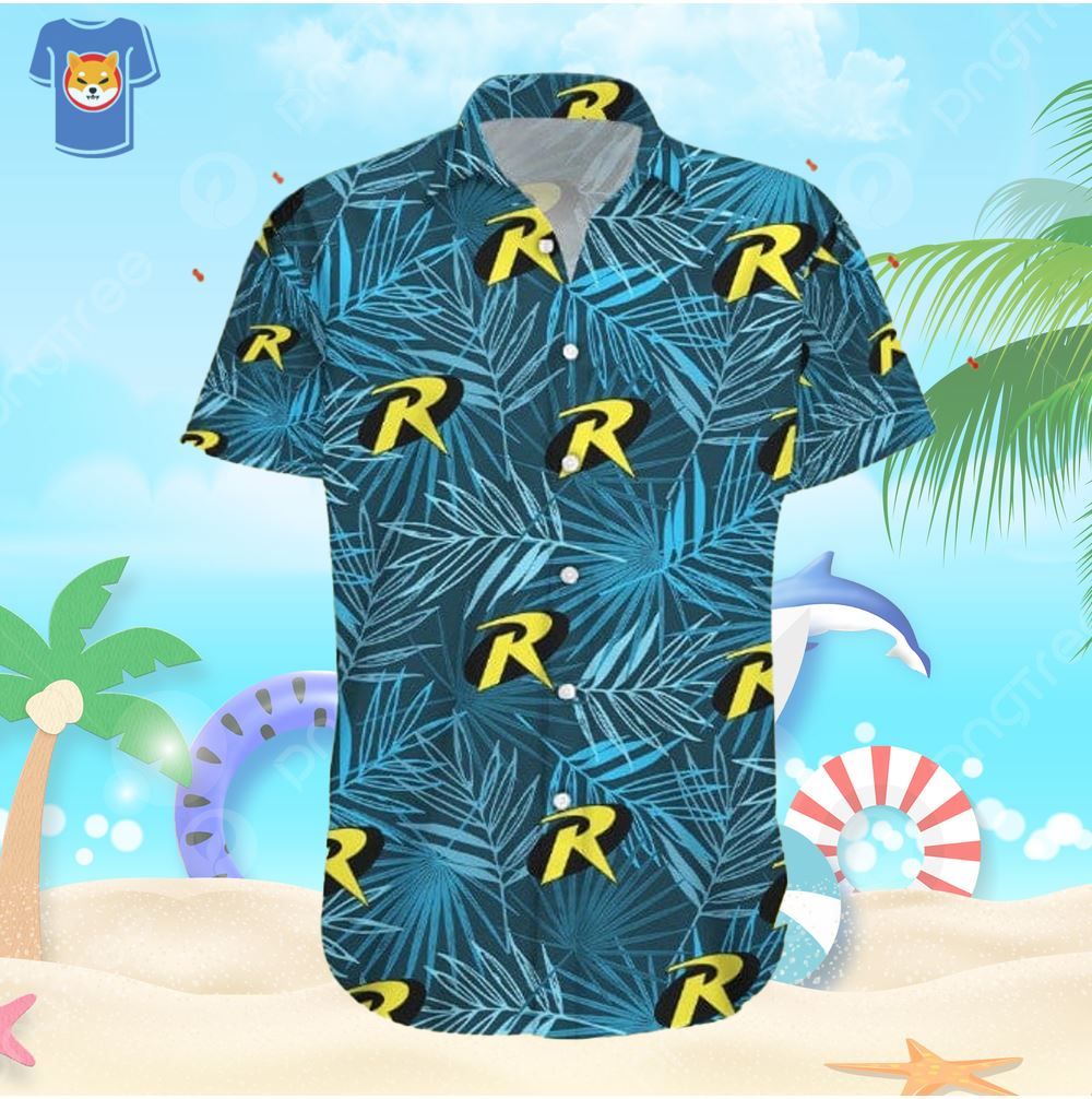 Robin Logo Batman Beach Shirt Men And Women Gift Hawaiian Shirt