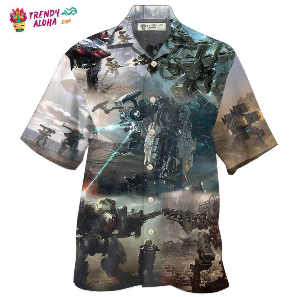Robot Cool In World Hawaiian Shirt – Trendy Aloha Robot Cool In World Hawaiian Shirt – Trendy Aloha