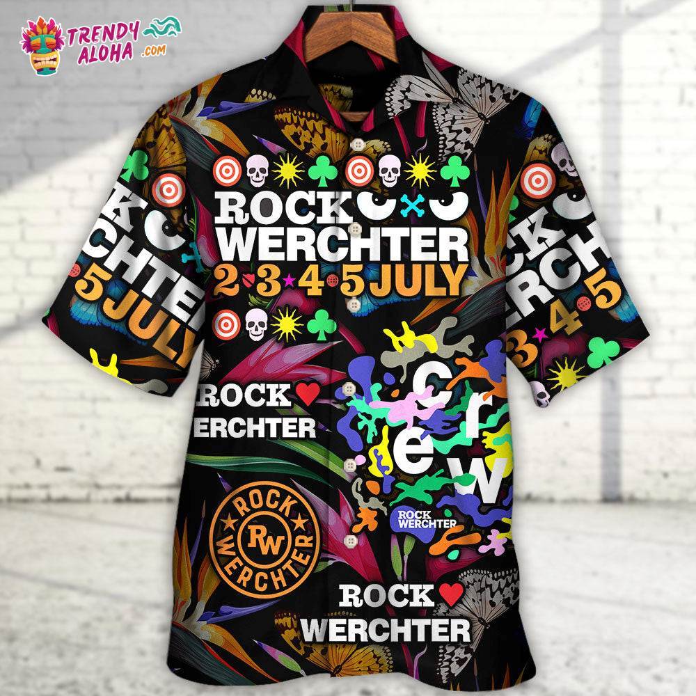 Rock Werchter Tropical Vibe Music Lover Amazing Style Hawaiian Shirt – Trendy Aloha