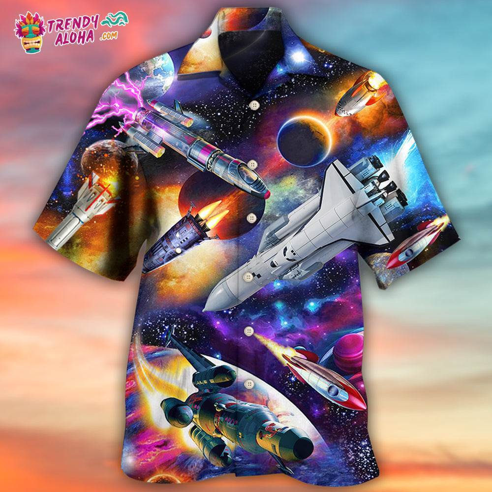 Rocket Style With Stunning Colors Hawaiian Shirt – Trendy Aloha