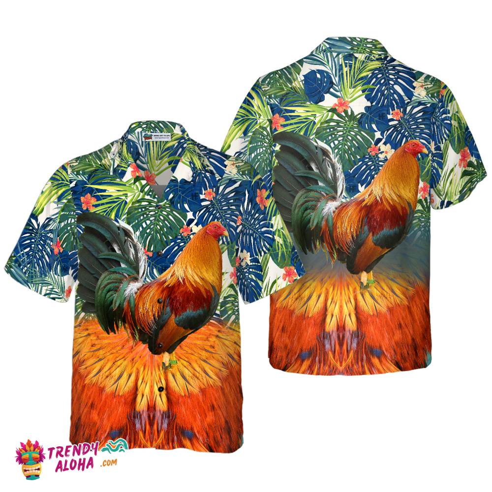 Rooster Hawaiian Shirt