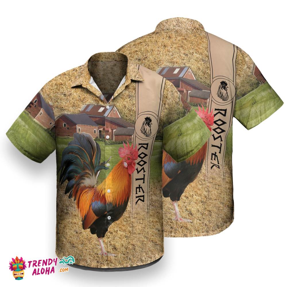 Rooster Hawaiian Shirt Hawaiian Shirt
