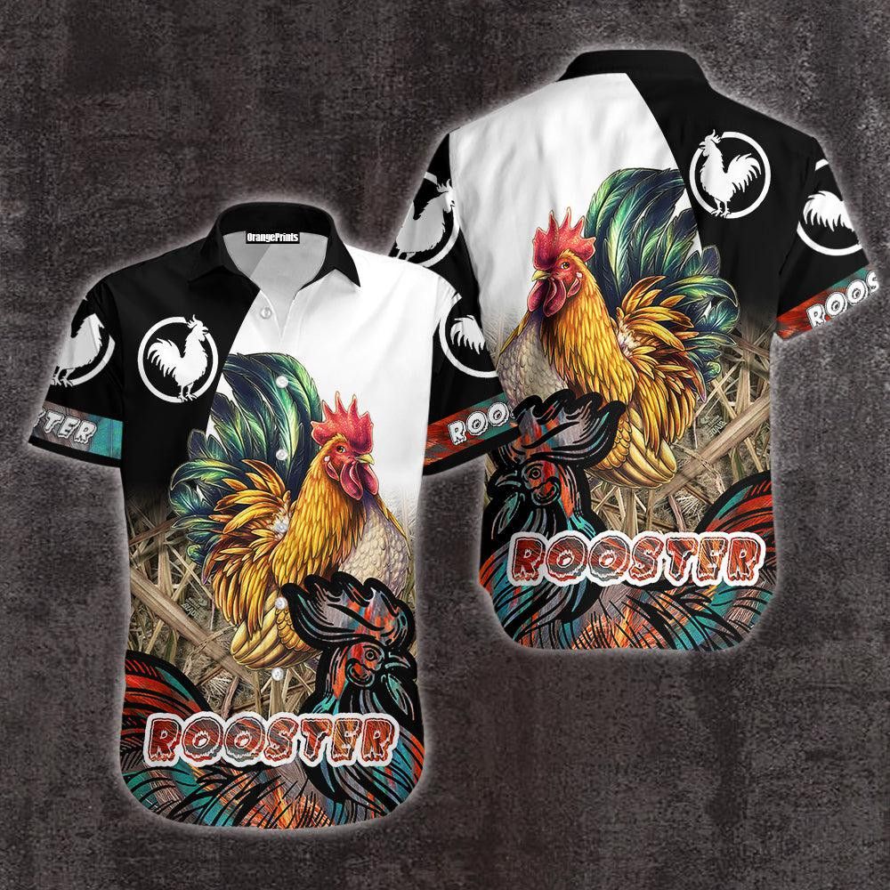Rooster Trendy Hawaiian Shirt For
