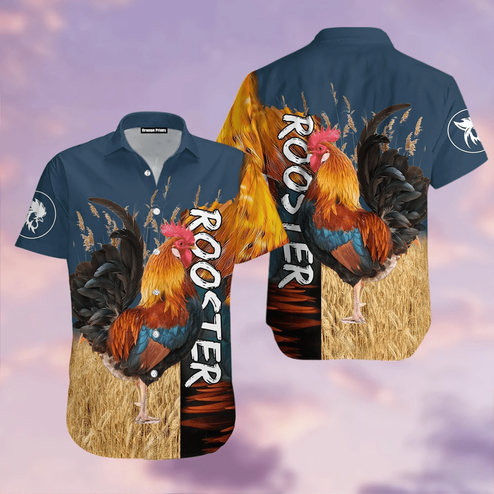 Rooster Trendy Hawaiian Shirt For