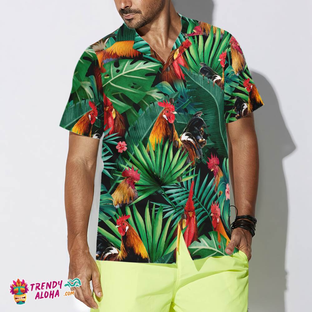 Rooster V2 Hawaiian Shirt