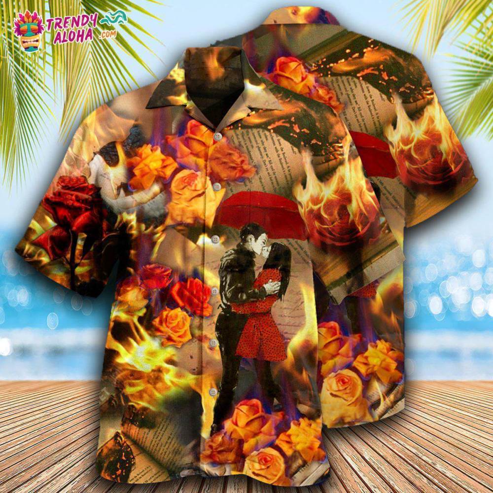 Rose Flowers Roses Speak Of Love Silently Hawaiian Shirt – Trendy Aloha
