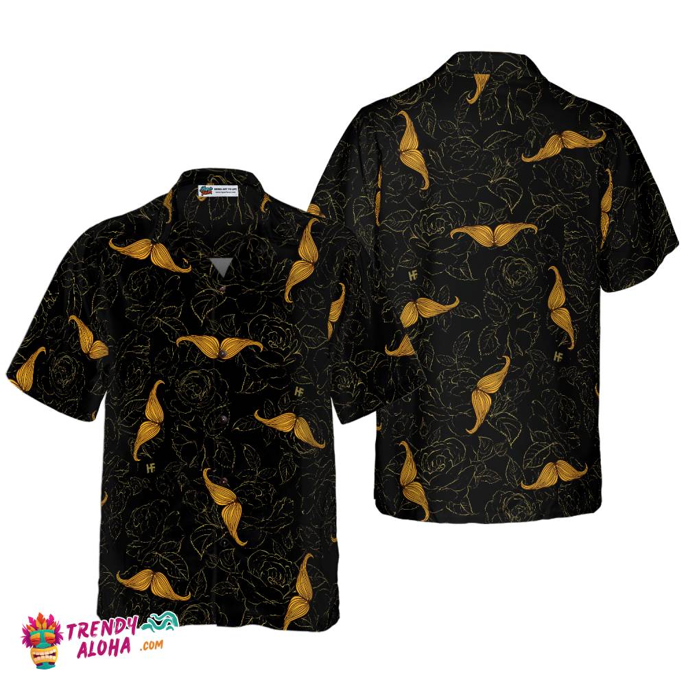 Rose Mustache Hawaiian Shirt Rose Mustache Hawaiian Shirt