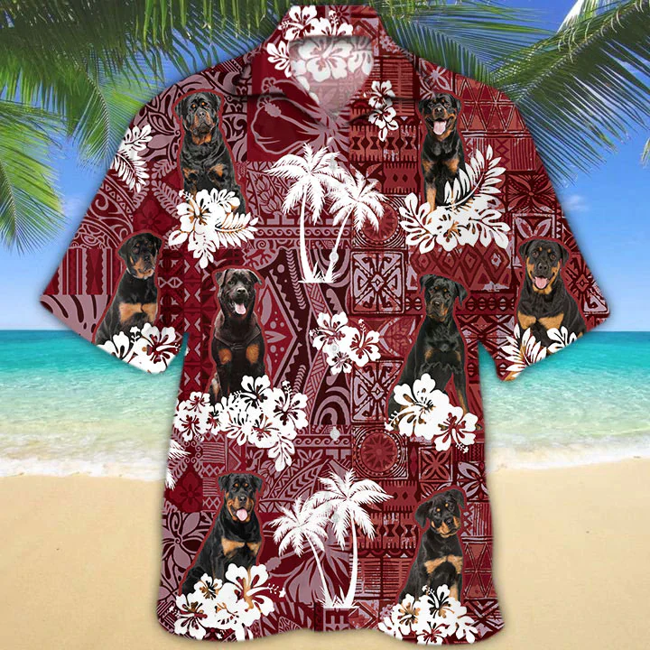 Rottweiler Trendy Hawaiian Shirt, Gift For Dog Lover Shirts, Men’s Trendy Hawaiian Shirt, Summer Hawaiian Aloha Shirt Rottweiler Trendy Hawaiian Shirt, Gift For Dog Lover Shirts, Men’s Trendy Hawaiian Shirt, Summer Hawaiian Aloha Shirt
