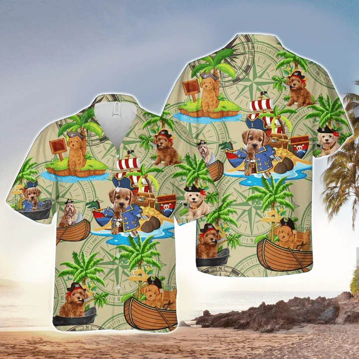 Rottweiler Vacation Trendy Hawaiian Shirt, Dog Short Sleeve Hawaiian Aloha Shirt