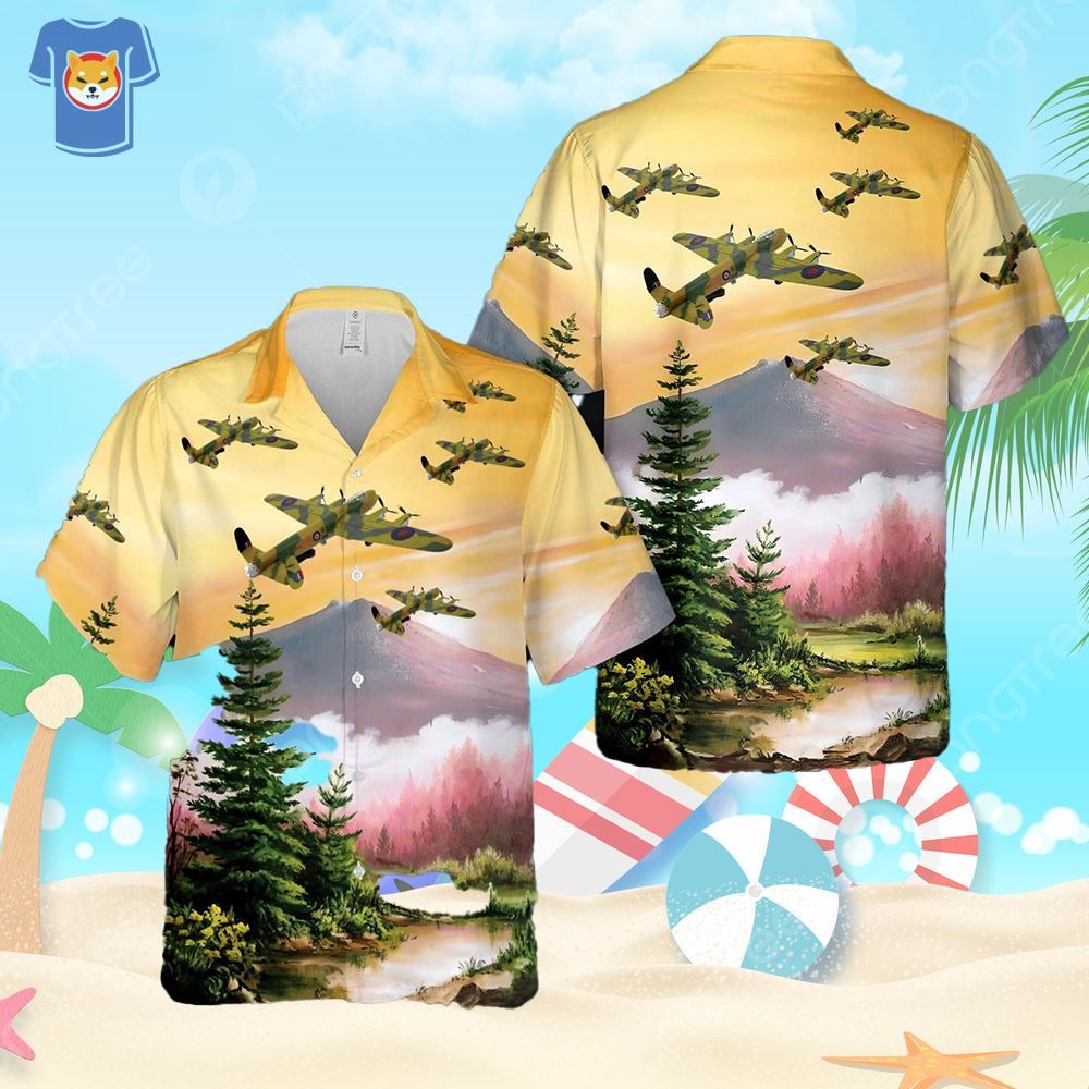 Royal Air Force Avro Lancaster Bi Special Bomber Hawaiian Shirt For Men And Women