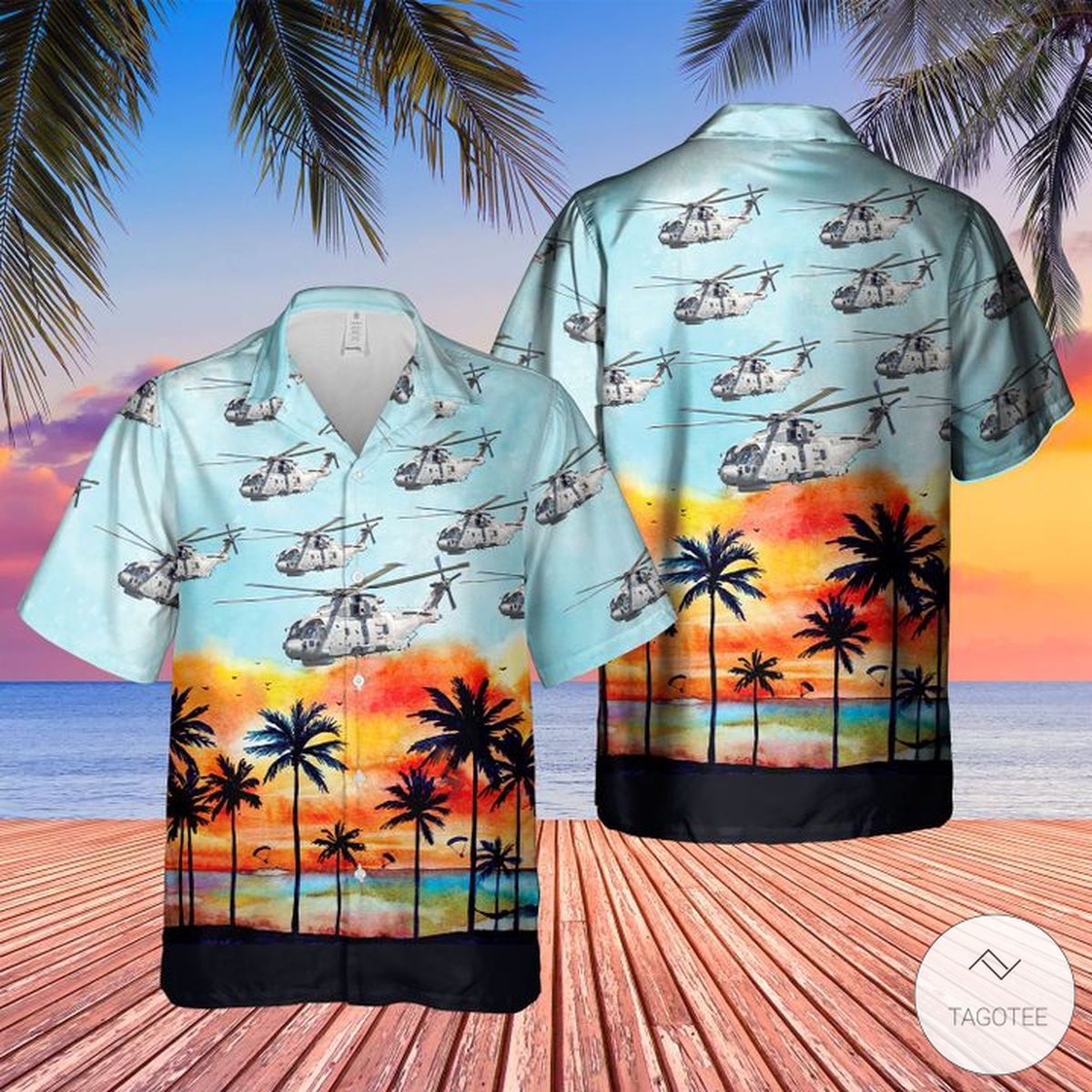 Royal Navy Merlin Exclusive Design Unique Hawaiian Shirt
