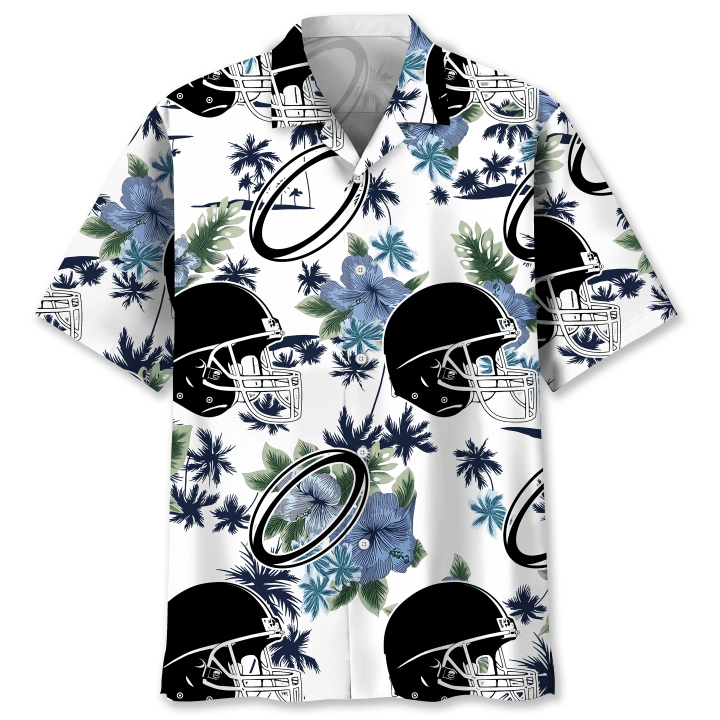 Rugby White Nature Hawaii Shirt