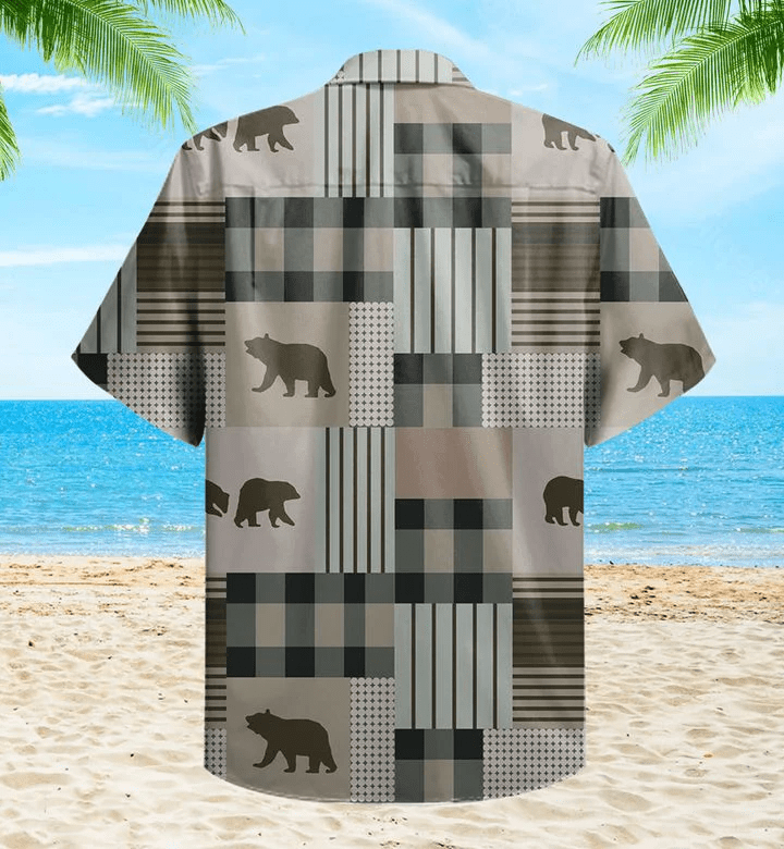 Rustic Bear Brown Trendy Hawaiian Shirt 3D Summer Gifts