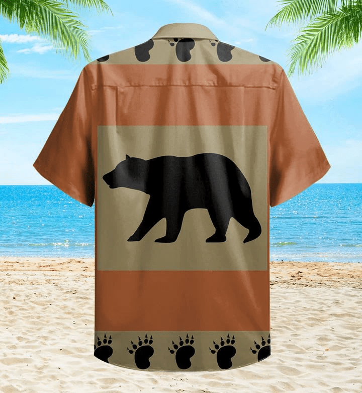 Rustic Deer Moose And Bear Brown Trendy Hawaiian Shirt 3D Summer Gifts