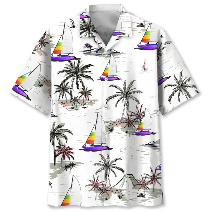Sailing Coconut Hawaii Shirt: Nautical Adventures with Coconuts
